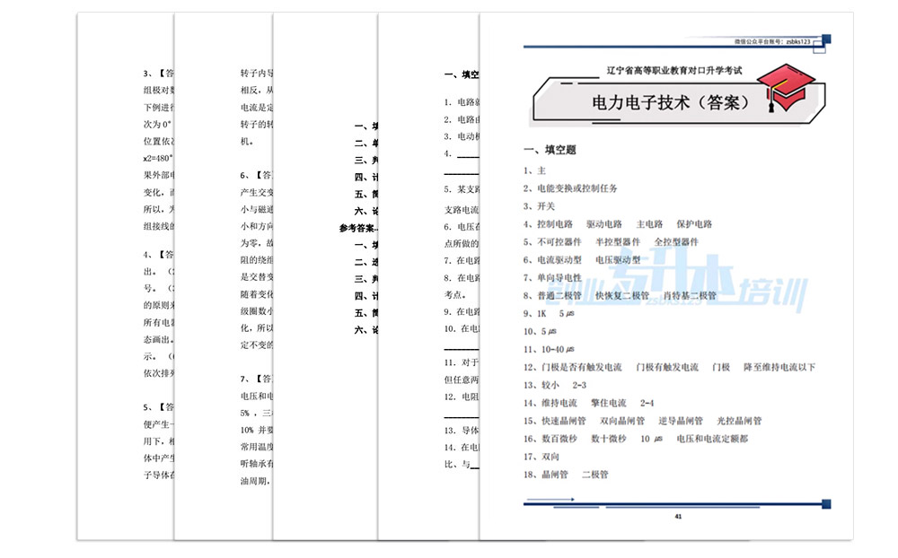 電氣工程及其自動(dòng)化專(zhuān)業(yè)習(xí)題內(nèi)容頁(yè)面