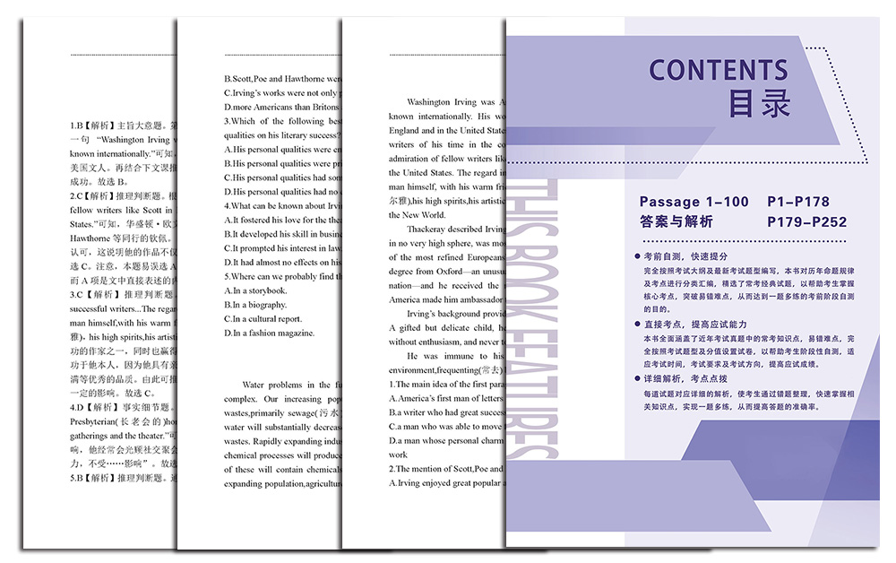 英語閱讀專項練習提升篇